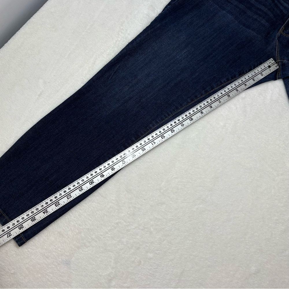R Jeans Dark Wash Mid Rise Skinny Stretch Denim Blue Jeans Womens Size 31 Pants - Picture 4 of 10